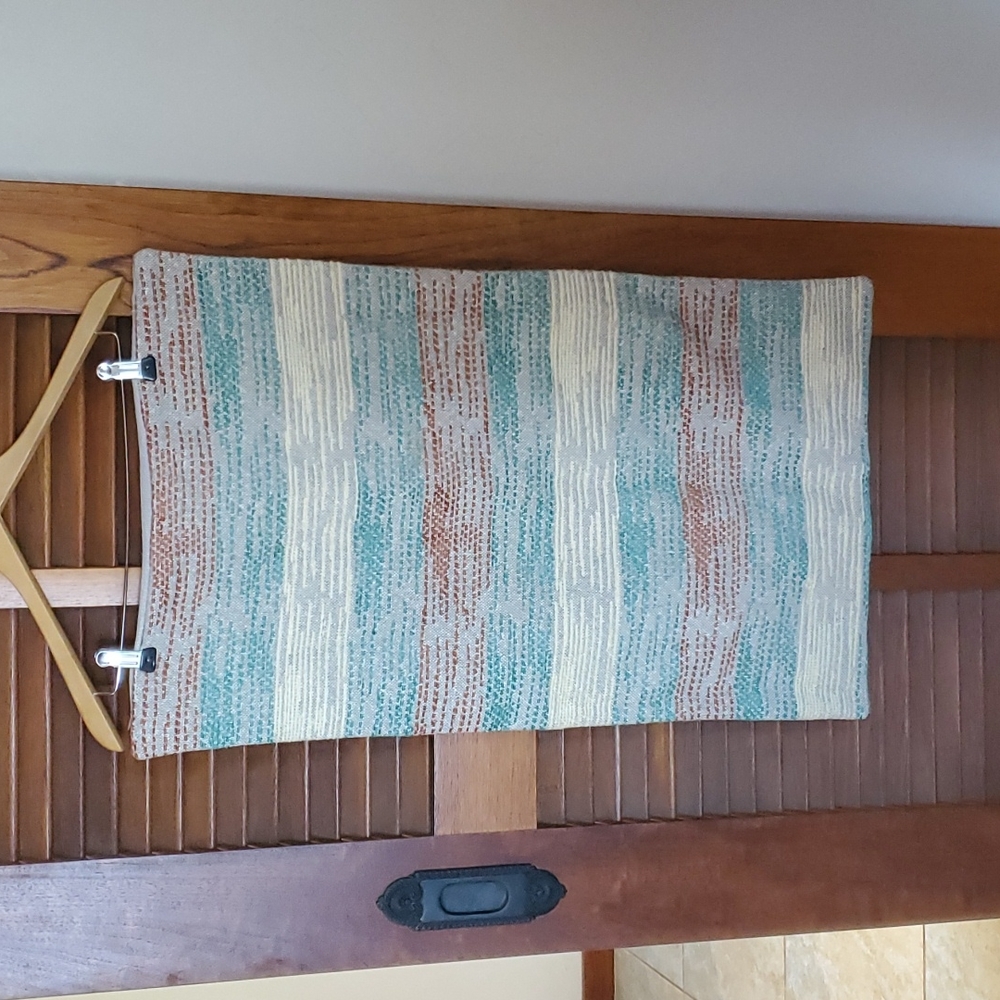 Pair of decorator pillow covers.